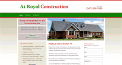 Desktop Screenshot of a1royalconstruction.com